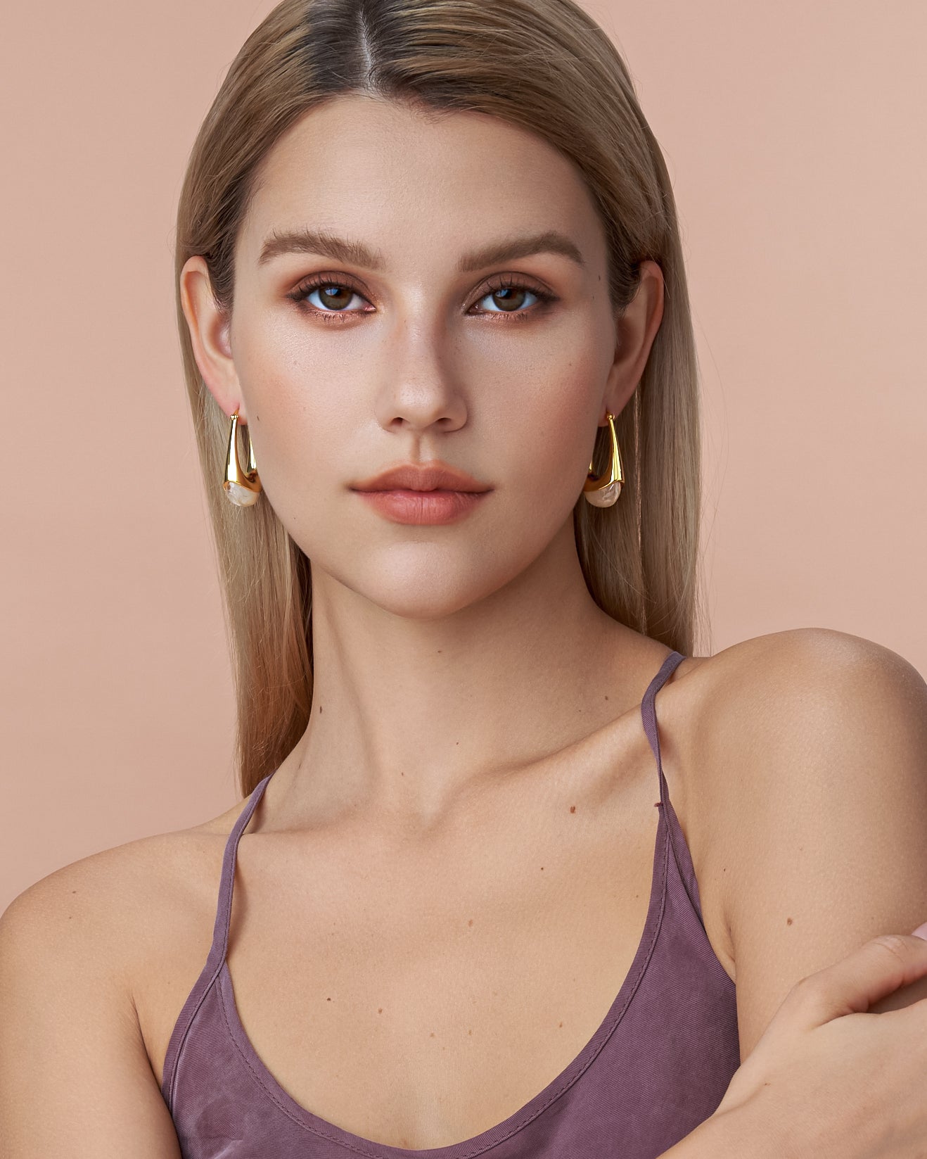 Swirl Dangle Statement Earrings In Cotton Resin Style