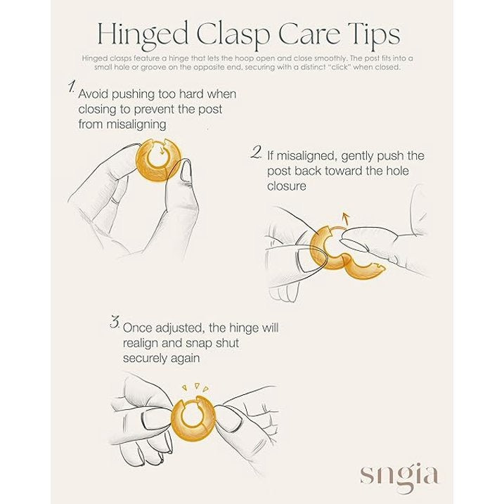 SNGIA 18K Gold Plated CZ Chunky Twisted Hoop Earrings for Women, Geometric Statement Hoops