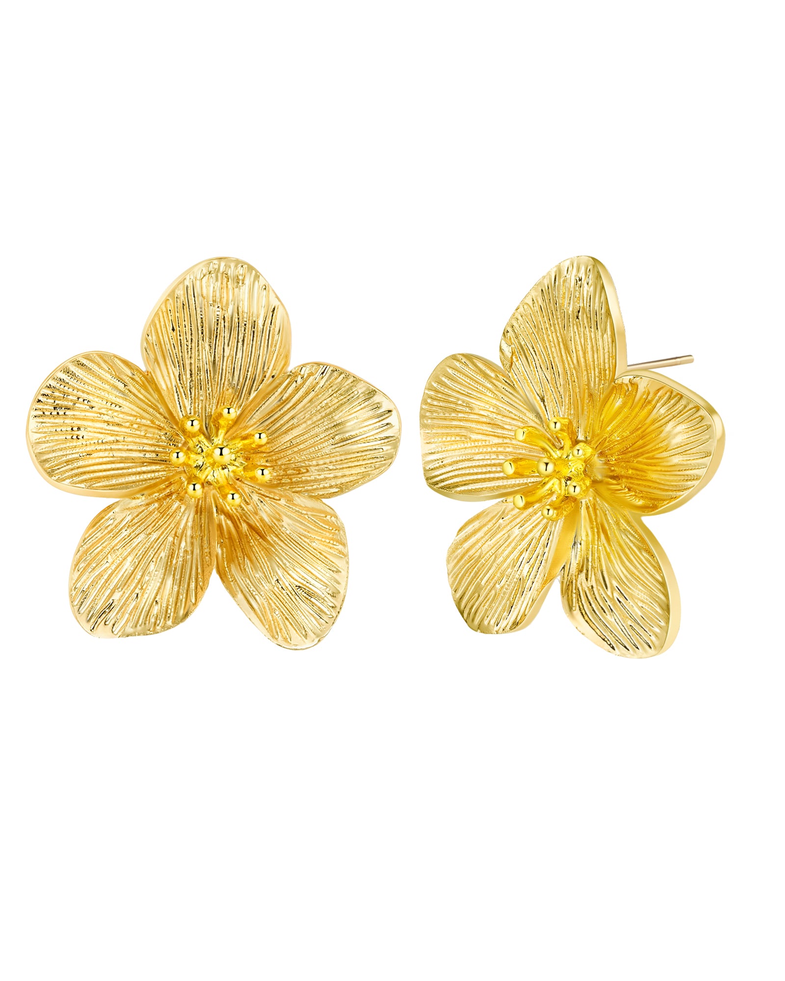Sngia Single Flower Statement Earrings